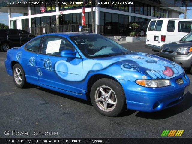 1999 Pontiac Grand Prix GT Coupe in Medium Gulf Blue Metallic