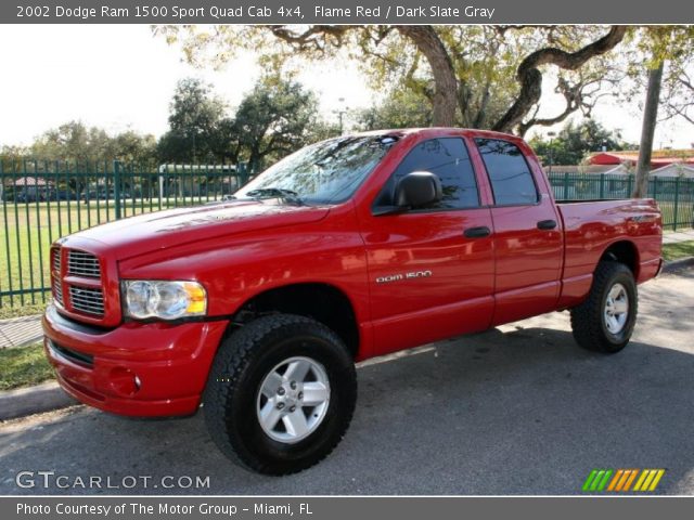 2002 Dodge Ram 1500 Sport Quad Cab 4x4 in Flame Red