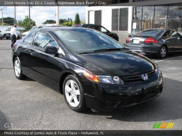 2008 Honda Civic EX-L Coupe in Nighthawk Black Pearl
