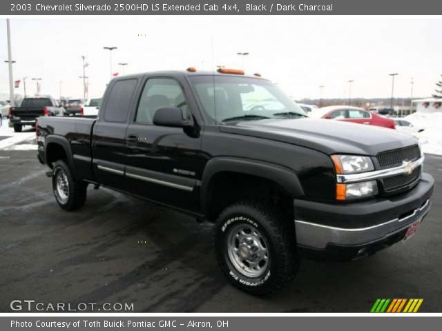 2003 Chevrolet Silverado 2500HD LS Extended Cab 4x4 in Black