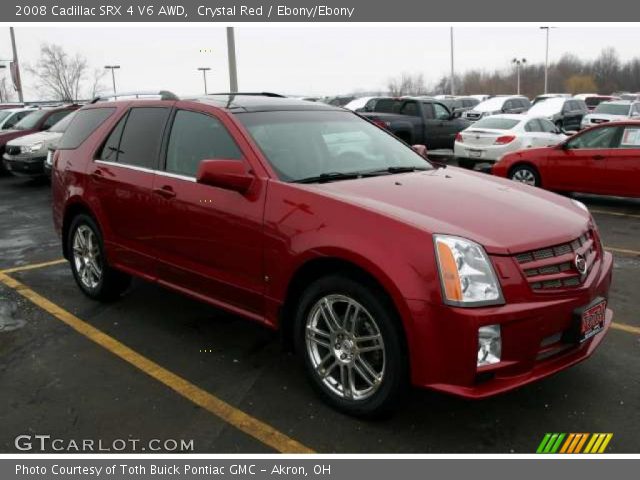 2008 Cadillac SRX 4 V6 AWD in Crystal Red
