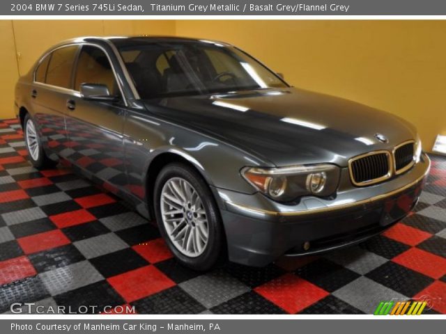 2004 BMW 7 Series 745Li Sedan in Titanium Grey Metallic