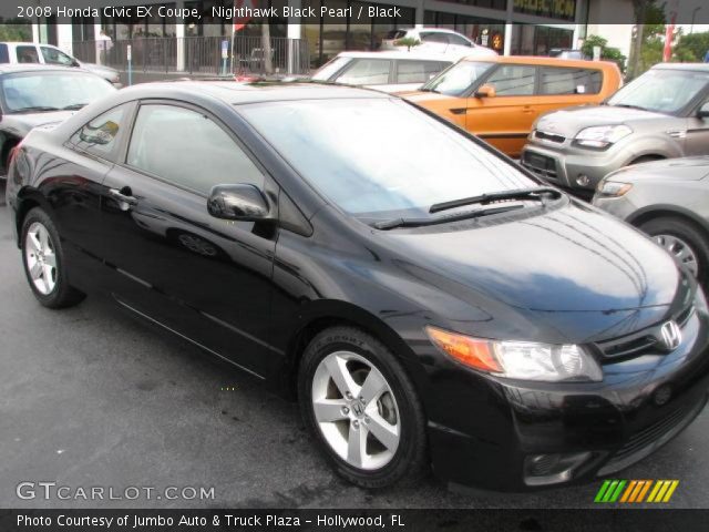 2008 Honda Civic EX Coupe in Nighthawk Black Pearl