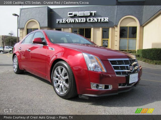 2008 Cadillac CTS Sedan in Crystal Red