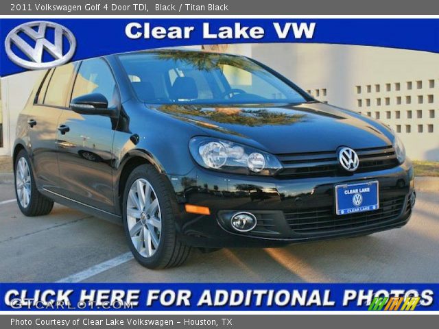 2011 Volkswagen Golf 4 Door TDI in Black