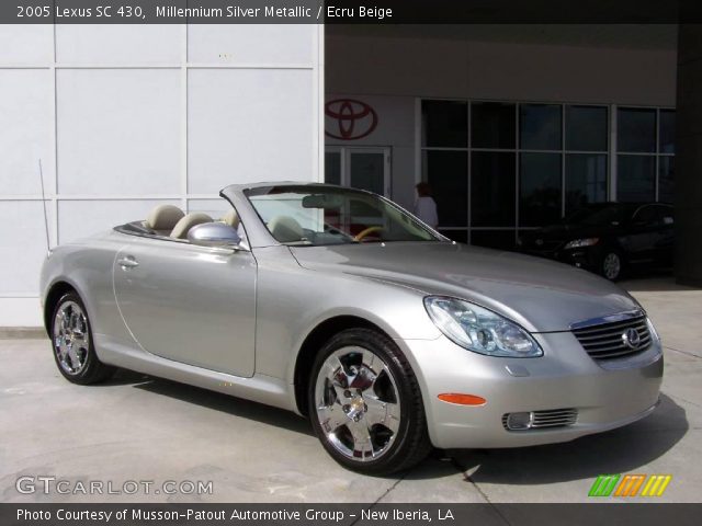 2005 Lexus SC 430 in Millennium Silver Metallic