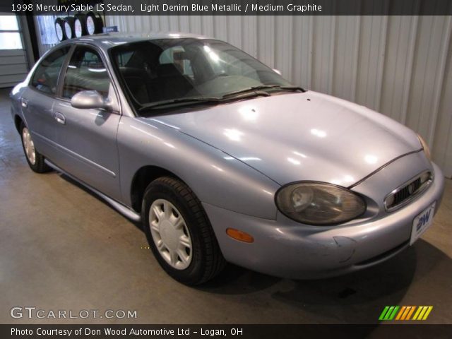 1998 Mercury Sable LS Sedan in Light Denim Blue Metallic