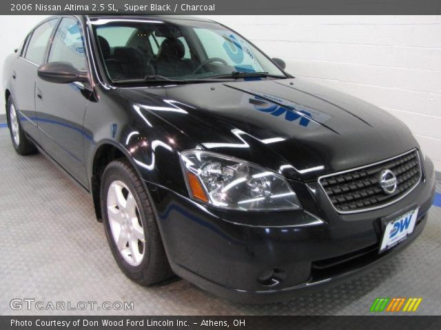 2006 Nissan Altima 2.5 SL in Super Black