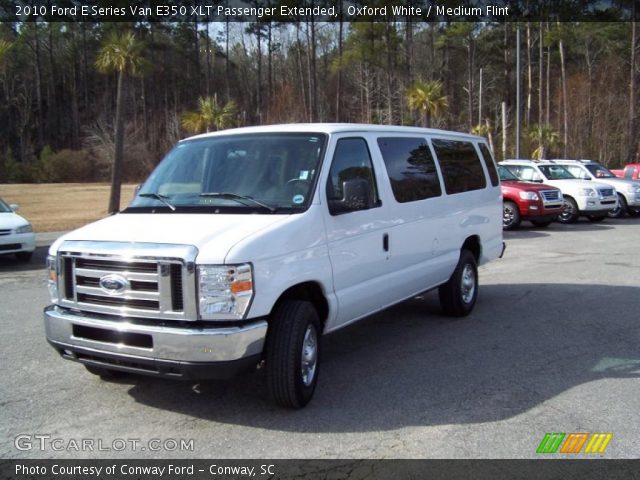 2010 Ford E Series Van E350 XLT Passenger Extended in Oxford White