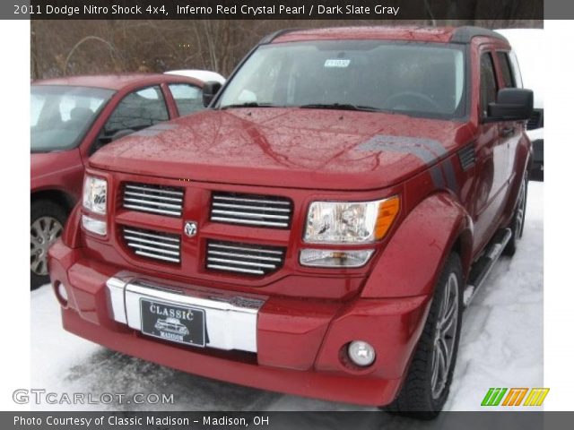 2011 Dodge Nitro Shock 4x4 in Inferno Red Crystal Pearl