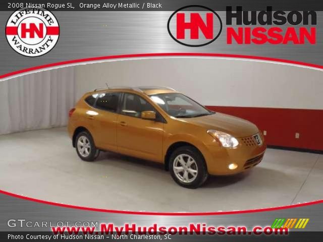 2008 Nissan Rogue SL in Orange Alloy Metallic