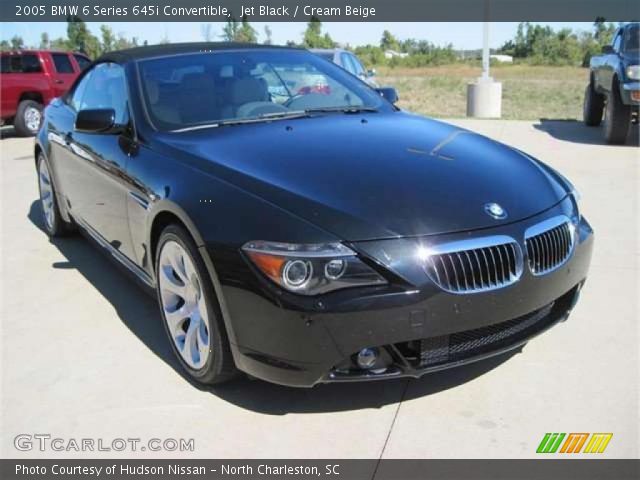 2005 BMW 6 Series 645i Convertible in Jet Black