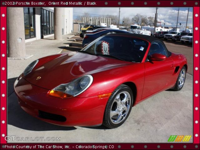 2002 Porsche Boxster  in Orient Red Metallic