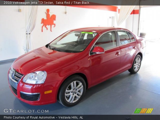 2010 Volkswagen Jetta TDI Sedan in Salsa Red