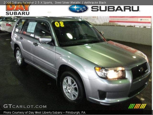 2008 Subaru Forester 2.5 X Sports in Steel Silver Metallic