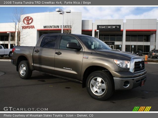 2008 Toyota Tundra TRD CrewMax 4x4 in Pyrite Mica