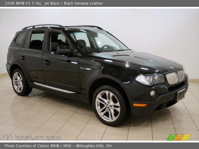 2008 BMW X3 3.0si in Jet Black