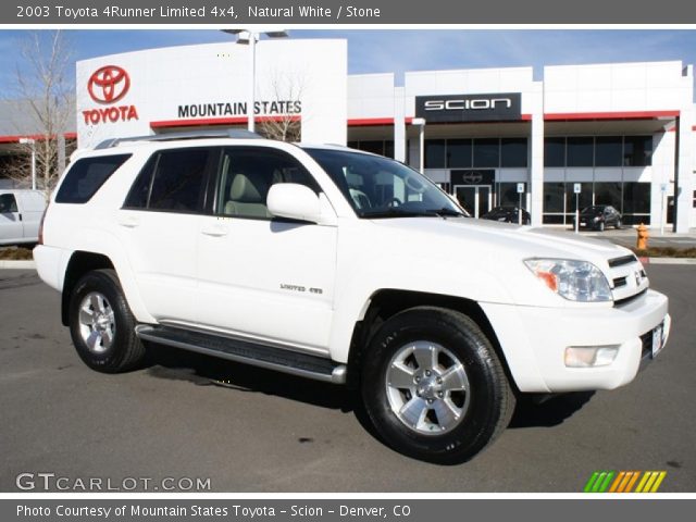 2003 Toyota 4Runner Limited 4x4 in Natural White
