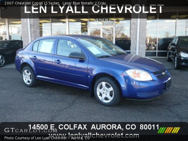 2007 Chevrolet Cobalt LS Sedan in Laser Blue Metallic