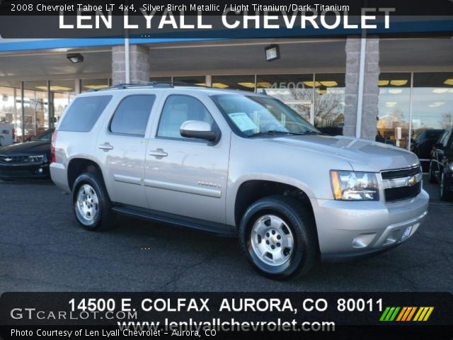 2008 Chevrolet Tahoe LT 4x4 in Silver Birch Metallic