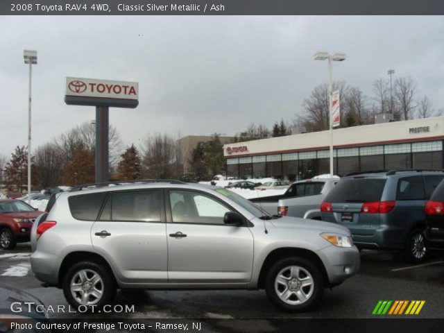 2008 Toyota RAV4 4WD in Classic Silver Metallic