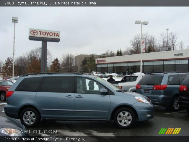 2008 Toyota Sienna XLE in Blue Mirage Metallic