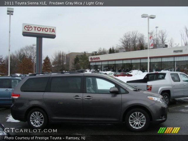 2011 Toyota Sienna XLE in Predawn Gray Mica