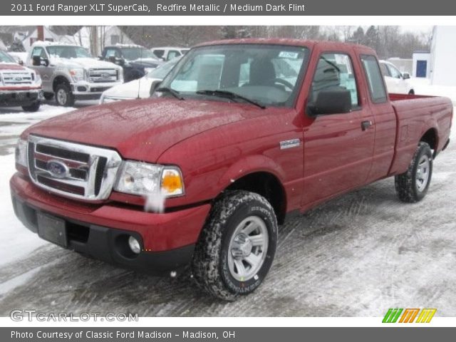 2011 Ford Ranger XLT SuperCab in Redfire Metallic