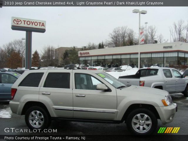 2010 Jeep Grand Cherokee Limited 4x4 in Light Graystone Pearl