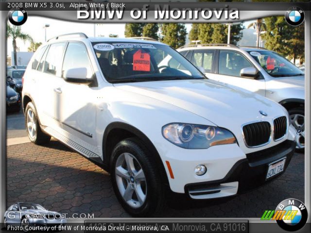 2008 BMW X5 3.0si in Alpine White