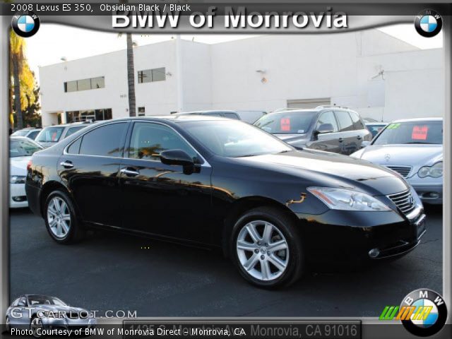 2008 Lexus ES 350 in Obsidian Black