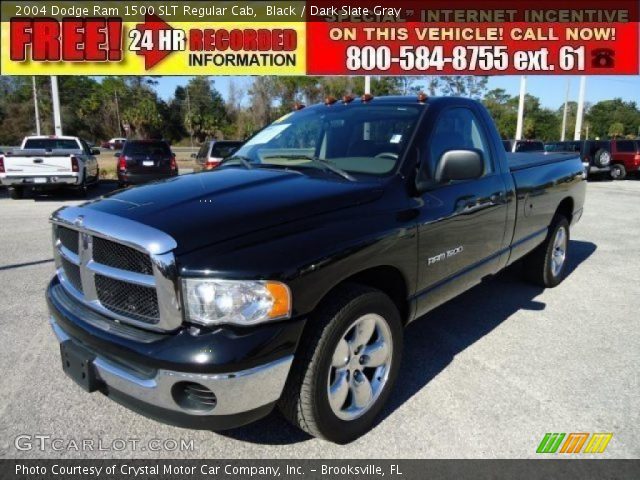 2004 Dodge Ram 1500 SLT Regular Cab in Black