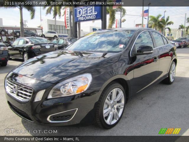 2011 Volvo S60 T6 AWD in Ember Black Metallic