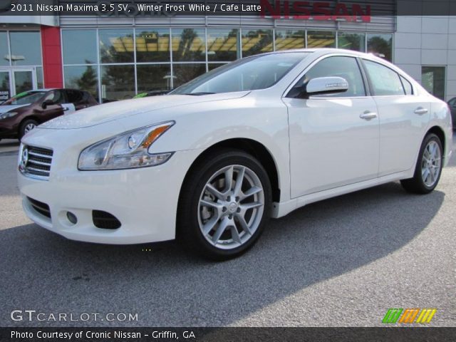 2011 Nissan Maxima 3.5 SV in Winter Frost White