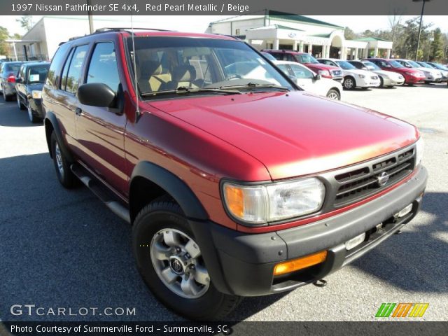 1997 Nissan Pathfinder SE 4x4 in Red Pearl Metallic