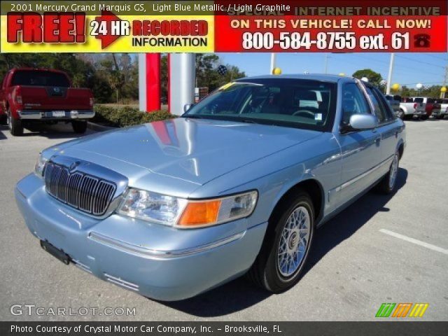 2001 Mercury Grand Marquis GS in Light Blue Metallic