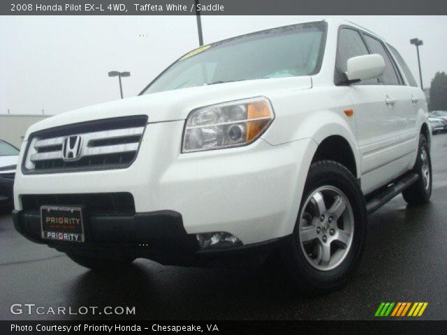 2008 Honda Pilot EX-L 4WD in Taffeta White