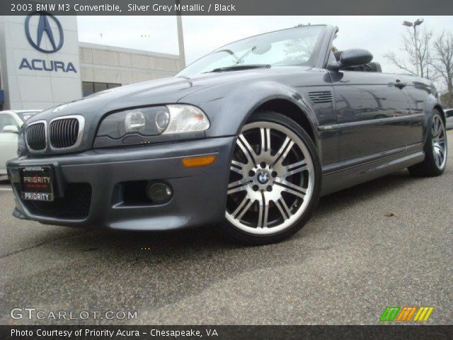 2003 BMW M3 Convertible in Silver Grey Metallic