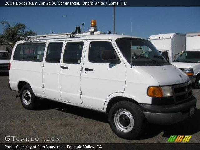 2001 Dodge Ram Van 2500 Commercial in Bright White
