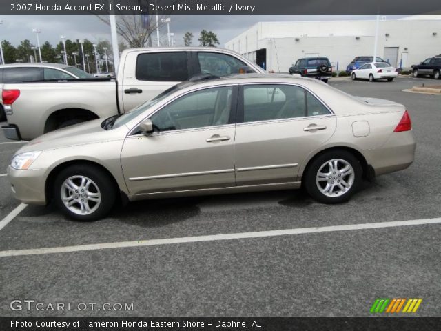 2007 Honda Accord EX-L Sedan in Desert Mist Metallic