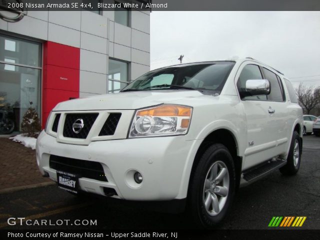 2008 Nissan Armada SE 4x4 in Blizzard White