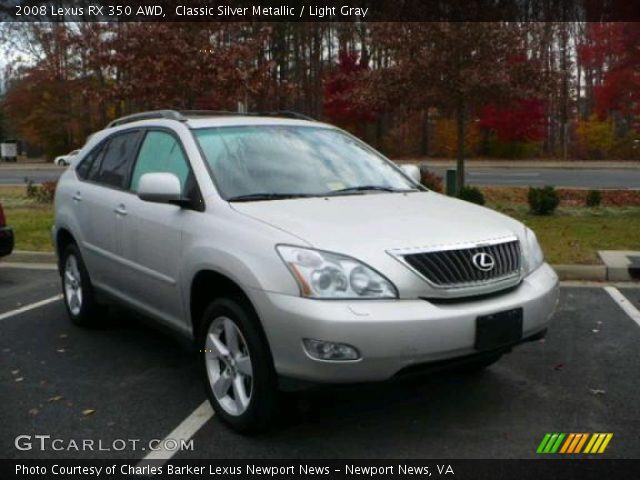 2008 Lexus RX 350 AWD in Classic Silver Metallic