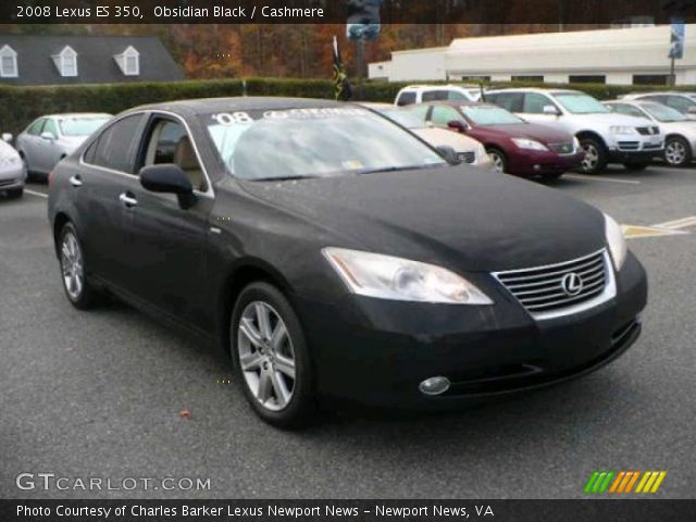 2008 Lexus ES 350 in Obsidian Black