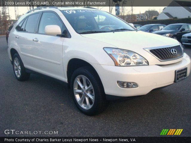 2009 Lexus RX 350 AWD in Crystal White Mica
