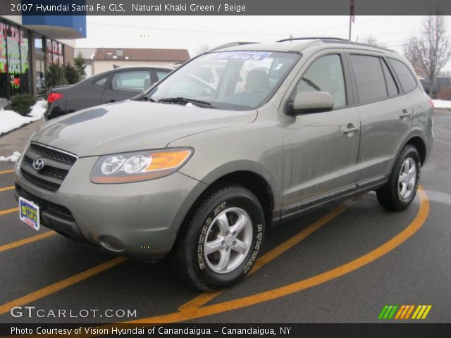 2007 Hyundai Santa Fe GLS in Natural Khaki Green