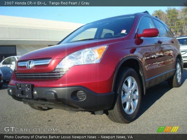 2007 Honda CR-V EX-L in Tango Red Pearl