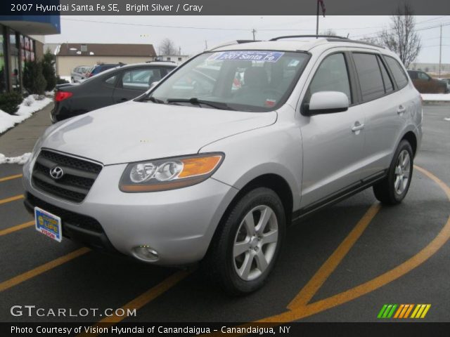 2007 Hyundai Santa Fe SE in Bright Silver
