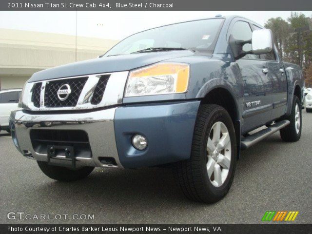 2011 Nissan Titan SL Crew Cab 4x4 in Blue Steel