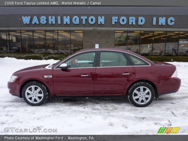 2008 Ford Taurus Limited AWD in Merlot Metallic