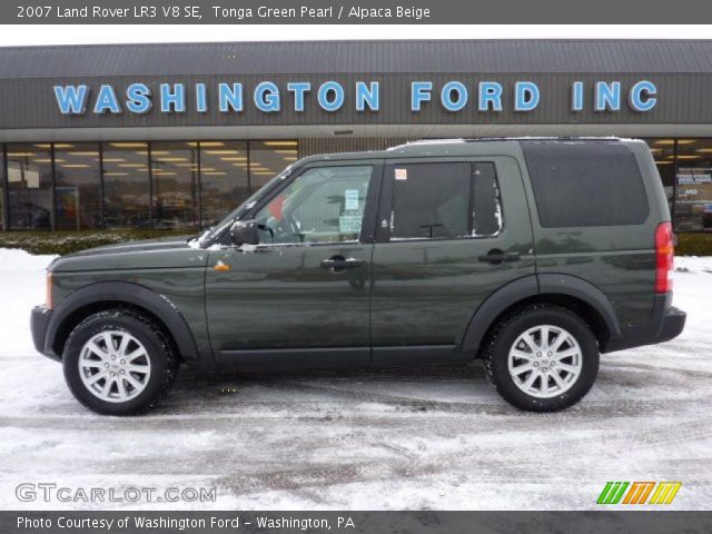2007 Land Rover LR3 V8 SE in Tonga Green Pearl